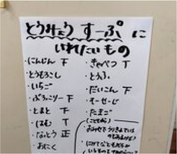 みんなでレシピを考えます